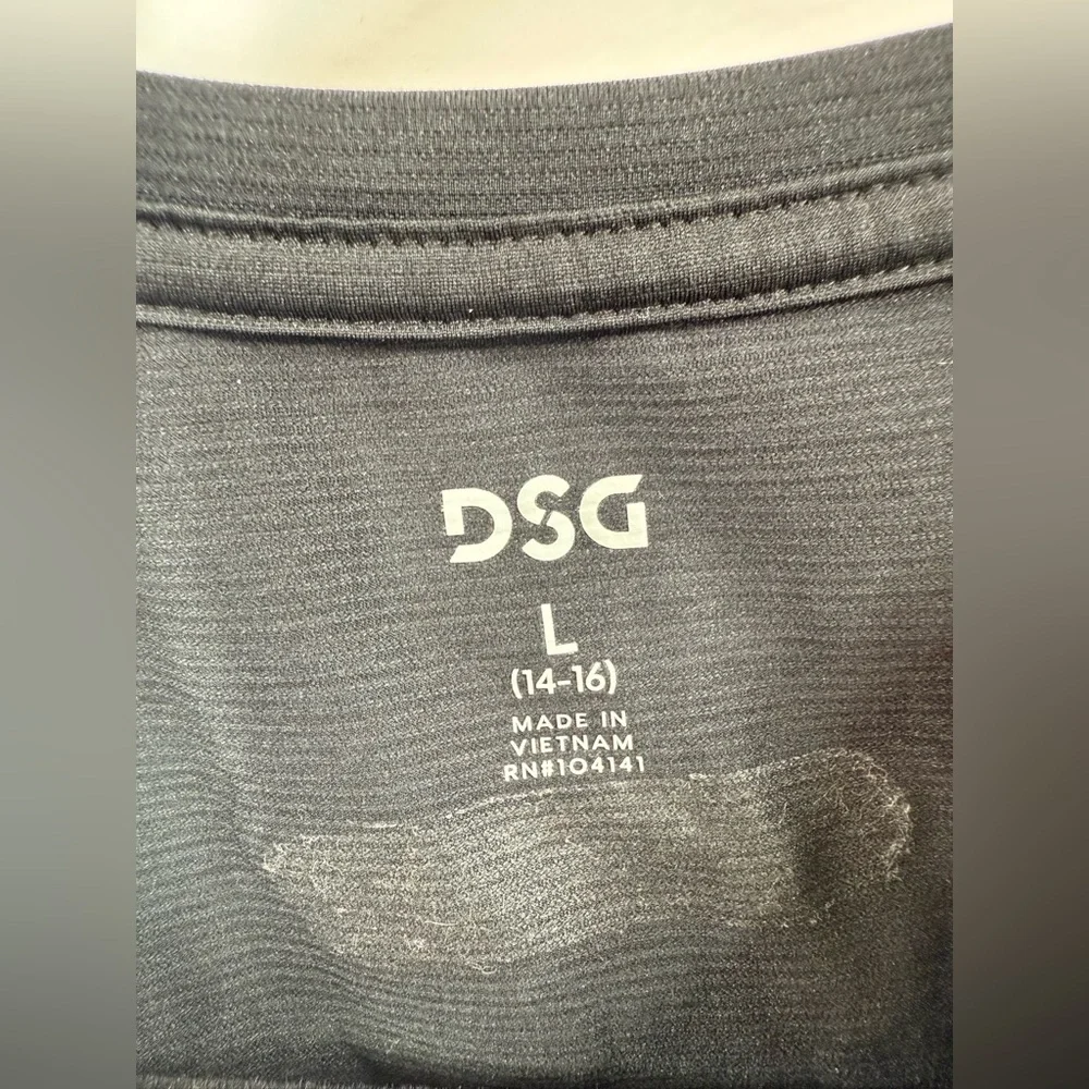 EUC DSG Boys Black Athletic Tee Shirt